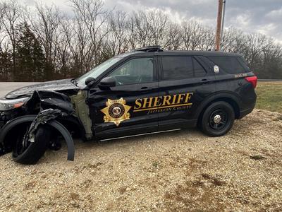 Sheriff’s Office SUV hit on I-55 south of Arnold