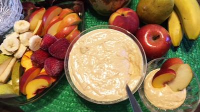peanut butter fruit dip