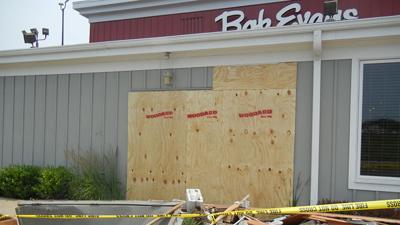 festus bob evans crashed into