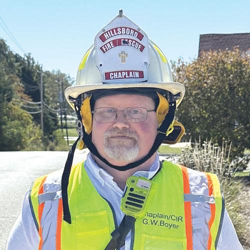 Gary Boyer has served as a fire chaplain for the Hillsboro area for the past 11 years, helping the public and firefighters in their time of need.
