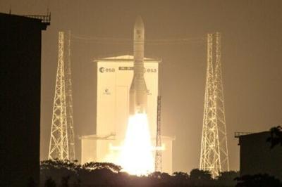 Europe's Ariane 6 rocket carrying two Galileo navigation satellites launches from Kourou, French Guiana