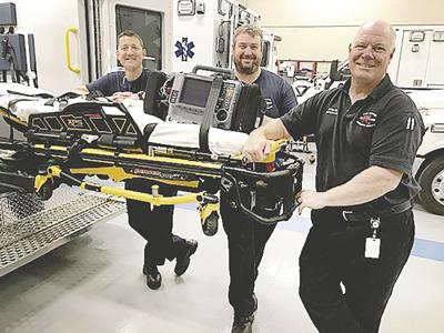 Rock Township Ambulance monitors and stretchers