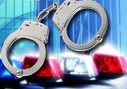 handcuffs and police lights