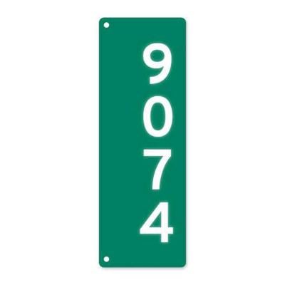 Cedar Hill address marker.
