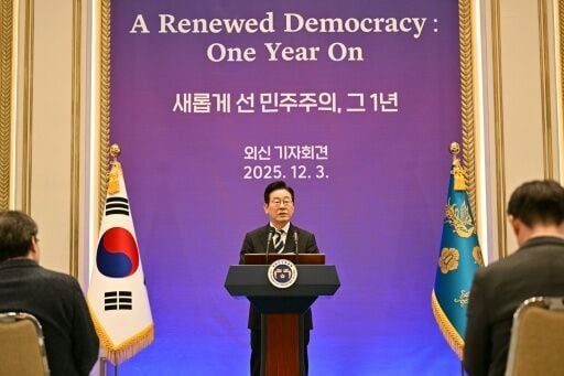 South Korea's President Lee Jae Myung touted the benefits of 'K-democracy' in removing Yoon from office but admitted the country was deeply polarised
