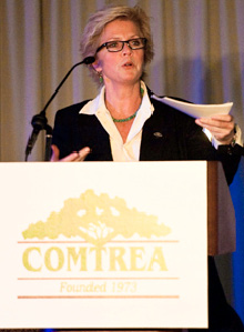 Comtrea event with Meredith Baxter, original play drew crowd of 200-plus