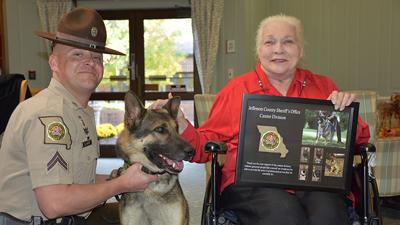 Sneak peek, 11-9, K-9 donation