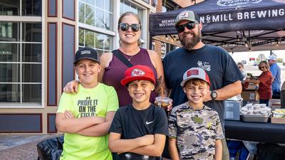 Jessica and Mike Stanton attend the 2024 event with their sons, Colton, Hunter and Wyatt.