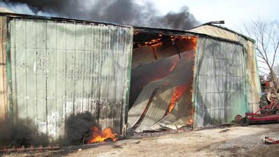 metal pole barn fire hillsobor