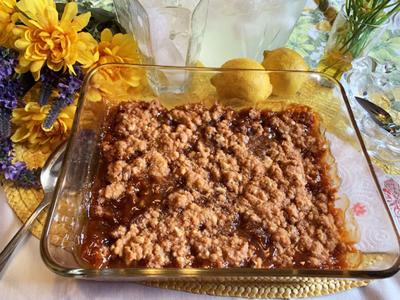 Easy Fruit ‘N’ Pudding Crisp