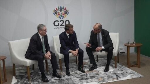 The leaders of Britain, France and Germany coordinated their pushback to Trump's plan for Ukraine