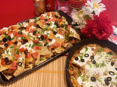 One-Pan Enchilada Skillet, California Nachos