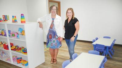 From left, Beverly Bean, Little Lights Learning Center director, and Kim Piet, the day care’s administrator.