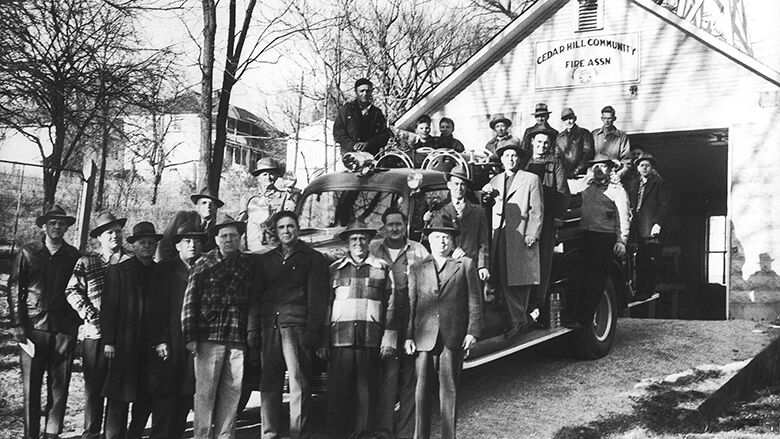 The Cedar Hill Fire Association was founded in 1950 by a group of local volunteers.