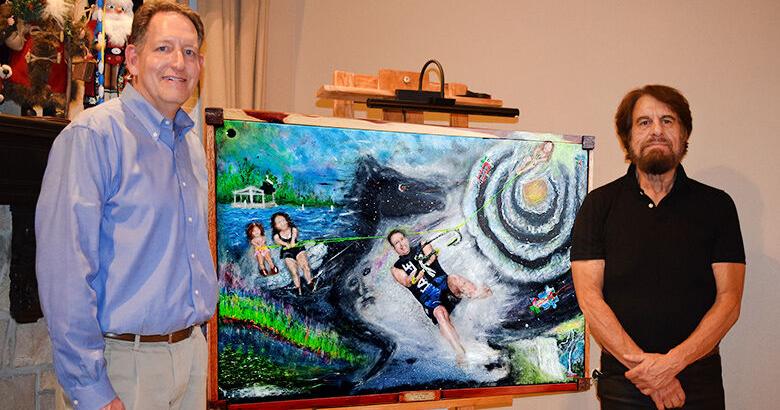 Jefferson County artist gifts Eureka doctor with unique painting