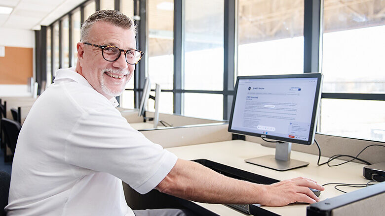 Aaron Watkins, an inmate at the MECC in Pacific, is taking advantage of a reentry program offered at the center.