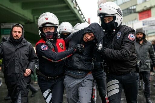 A Turkish lawyers' group said hundreds of arrests were made at the May Day demonstrations