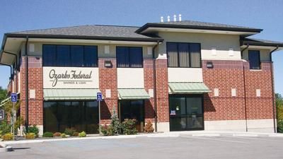 Ozarks Federal Savings and Loan’s Festus branch is at 643 N. Creek Drive.