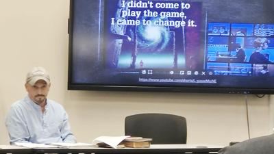Seckman High School social studies teacher Timothy Bookstaver requested a hearing to fight his firing for violating Fox C-6 School District policies.