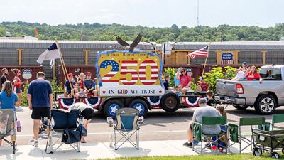 The First Baptist Church of De Soto received the award for being the most patriotic participant in the 98th annual De Soto Chamber of Commerce parade on July 4.