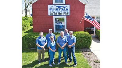 Owner Rick Hinkson says Eureka Contracting & Roofing has operated in the area for 12 years and can complete most jobs in a day.