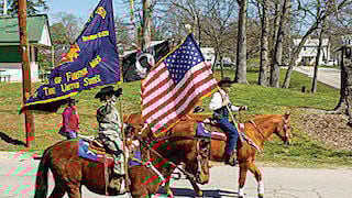 The second Welcome Home Vietnam Veterans Parade drew a few hundred veterans who either rode or marched in the procession.