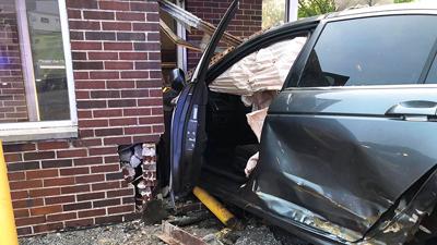 A car struck a vacant building off Jeffco Boulevard.