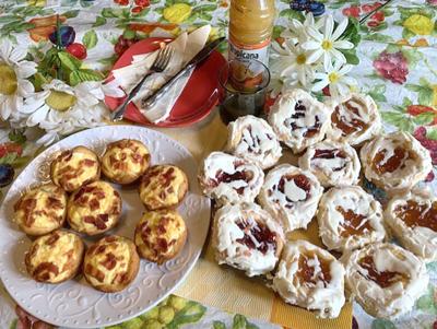 My Leader Yummy: Bacon Quiche Tarts and Gramma’s Sweet Rolls