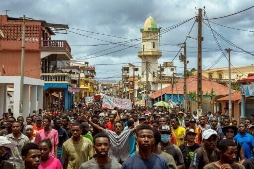 Protesters in the city of Antsiranana took to the streets on Thursday
