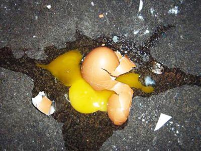 egg splatter