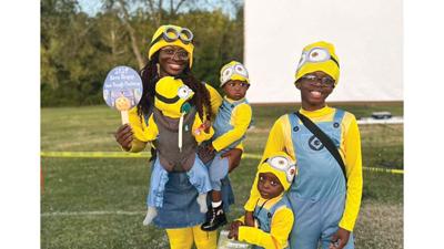 The Bean family dressed up like Minions and won the family costume award last year.