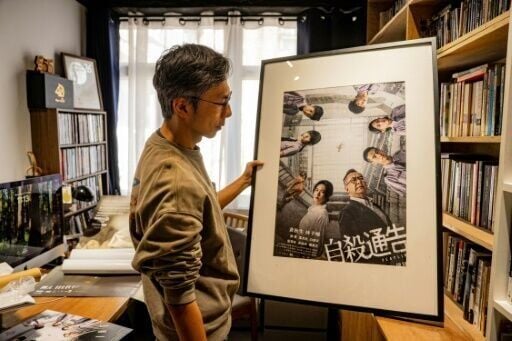 Some of Kiwi Chow's supporters in Hong Kong travelled to Taiwan for special screenings of his latest film 'Deadline'