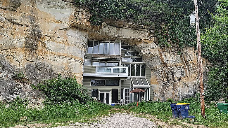 The Caveland Roller Rink operated inside the cave for more than 25 years. The front chamber of the cave now contains a three-bedroom home.