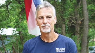 George VanMeter has been working to restore the JJ McCormack Community Cemetery.