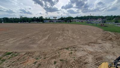 St. Pius X High School President Jim Lehn said he expects the Lancers will be able to play on the new field during the upcoming 2026 football season.