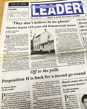 Twenty years ago this week -- Wenom Drake House