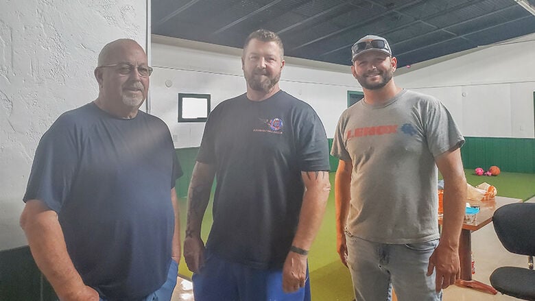 Rick Simpson, Ricky Thomas and Kaleb McCain are the owners of the new Post 42 Golf indoor golf simulator facility.