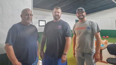 Rick Simpson, Ricky Thomas and Kaleb McCain are the owners of the new Post 42 Golf indoor golf simulator facility.
