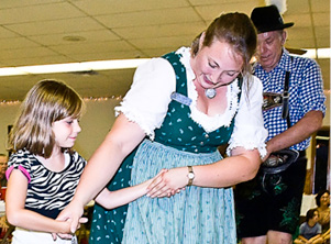 About 350 people attended the Ethnic Taste-Tease and Dinner-Dance held at Good Shepherd Catholic Church in Hillsboro 