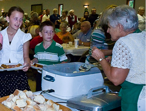 About 350 people attended the Ethnic Taste-Tease and Dinner-Dance held at Good Shepherd Catholic Church in Hillsboro 