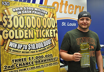 Christopher Warncke of Festus wins $50,000 in lottery