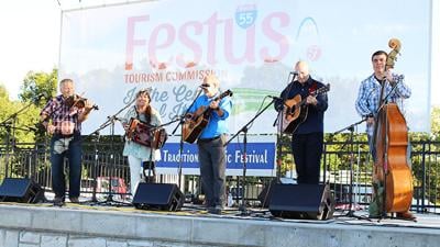 George Portz & His Friends of Bluegrass Band perform at a previous Traditional Music Festival in Festus.