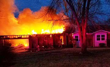 Greer home fire