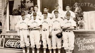 Eureka baseball players in 1939.