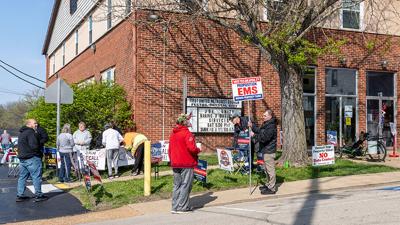 Voters on April 7 cast ballots at the First United Methodist Church in Festus. Jefferson County residents overwhelmingly passed Question 1 on election day.