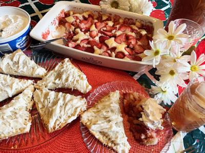 Quick and Easy Strawberry Cobbler, Strawberry Cream Cheese Turnovers