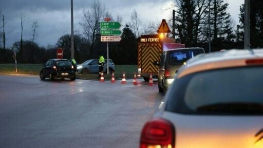 Storm Goretti shuts major road near Cherbourg in north-west France
