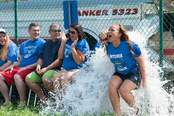 Antonia Elementary staff members get doused