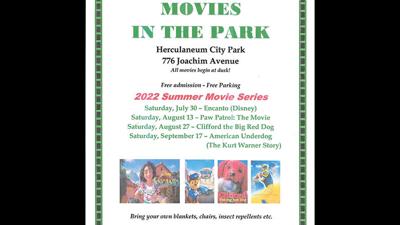 13th annual Movies in the Park flyer.