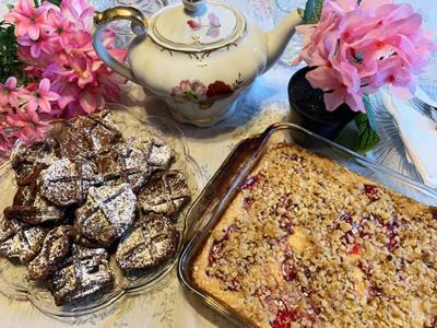 Chocolate Waffle Cookies, Cherry Cream Crunch